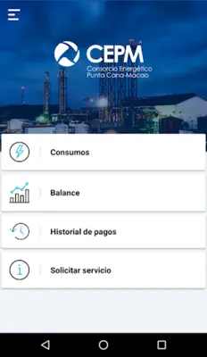 CEPM-CEB android App screenshot 1